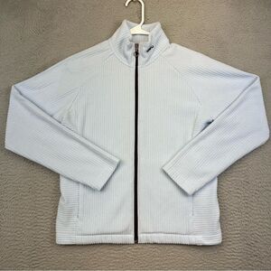 Kavu Sweater Womens Small Blue Fleece Full Zip Outdoor Hiking Camp‎ Polyester